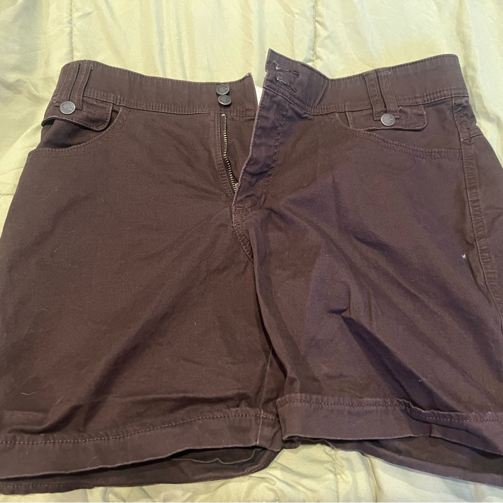 Lee Brown Flat Front Shorts Relaxed Fit